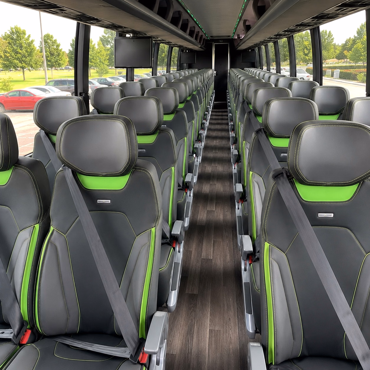 carrollton charter bus interior