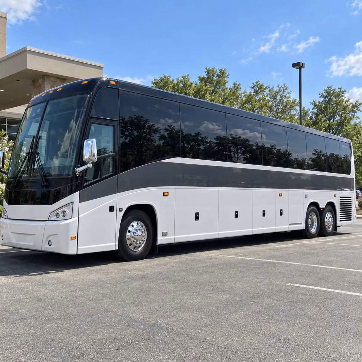 charter buses for large carrollton prom groups traveling together