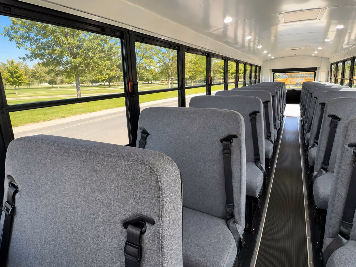 school bus interior